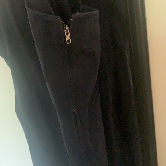 Target Size L Navy Long Zip Up Overalls w/ Pockets - Picture 3 of 3